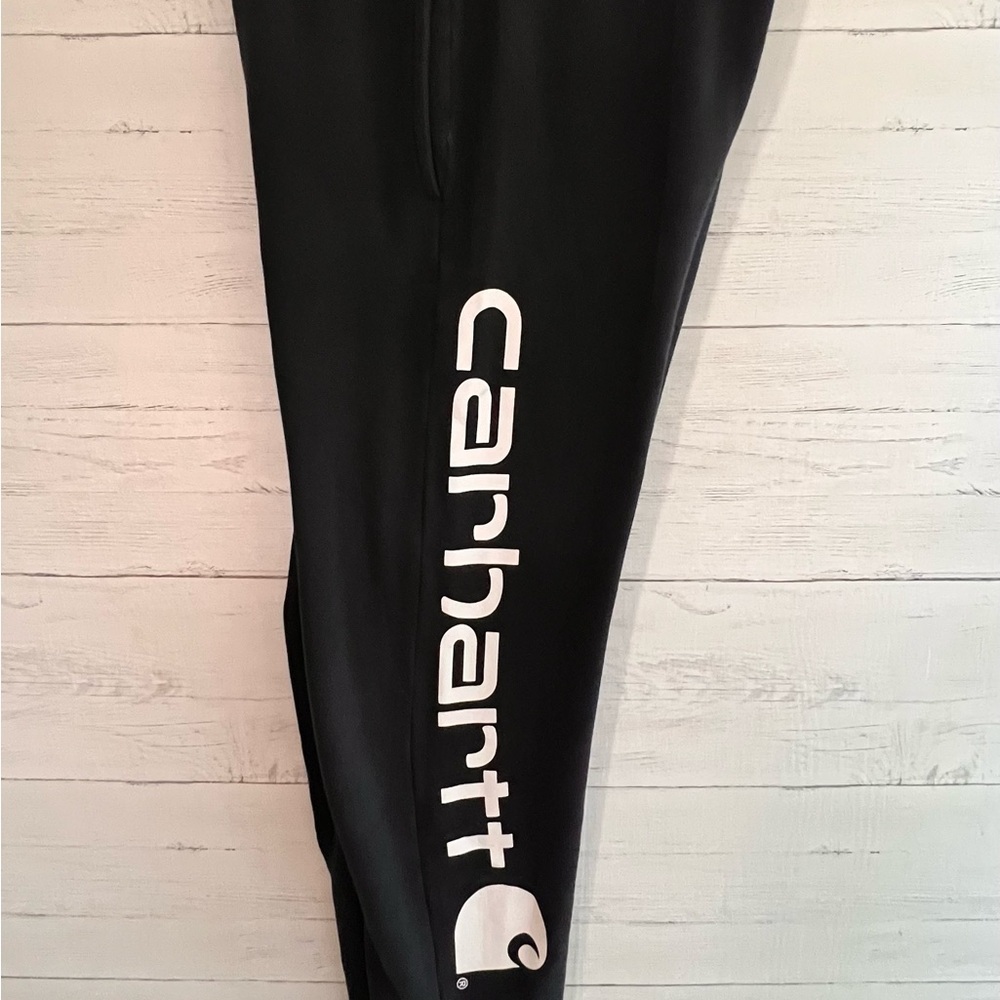 Carhartt Boys Logo Fleece Joggers Sweatpants - Black - Size Large (14-16) - EUC - Picture 12 of 14